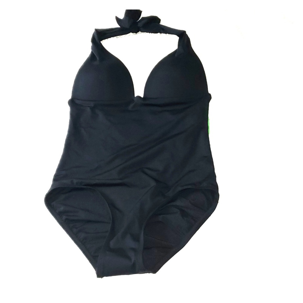 Carmen Marc Valvo black swimsuit
